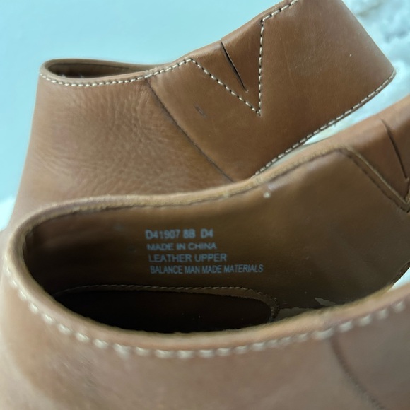 Cole Haan Brown Leather Peep-Toe Heels - Picture 4 of 4